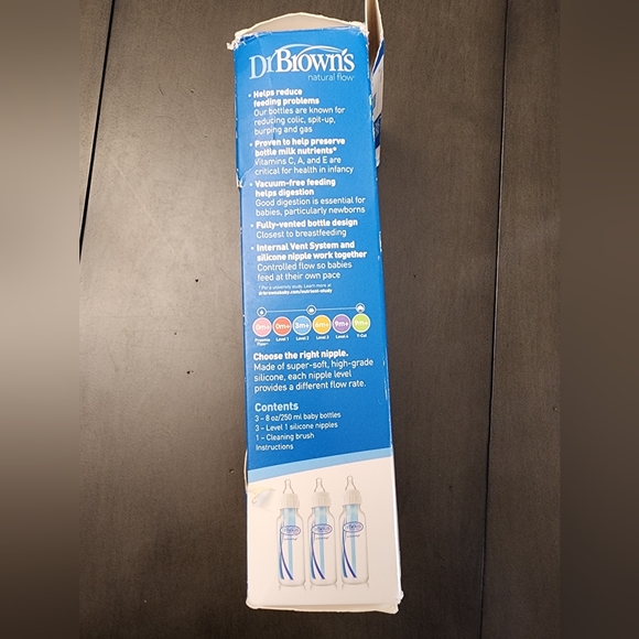 Dr Browns 4 oz BPA Free Polypropylene Bottles (Pack of 3) - Picture 3 of 5